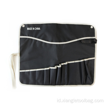 Pouch Organizer Storage Canvas Obeng Roll-Up Tas Alat